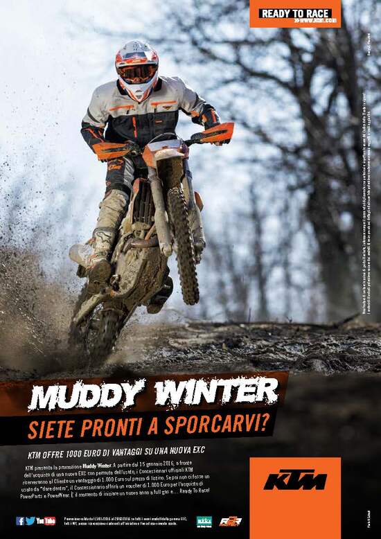 KTM presenta la promozione Muddy Winter KTM presenta la promozione Muddy Winter