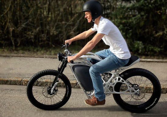 Conheça “Light Rider” a primeira moto elétrica impressa 100% em 3D