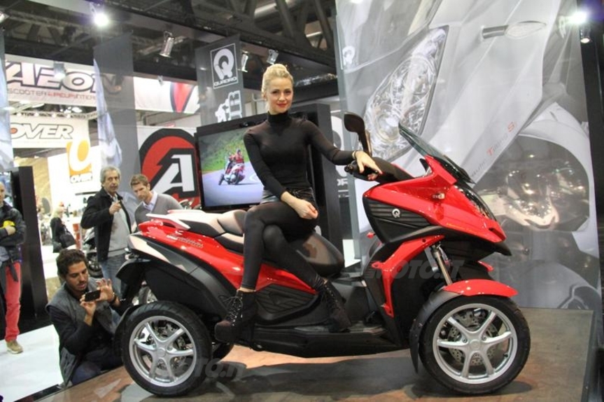 Quadro Presenta Il Nuovo Scooter A 4 Ruote Parkour A Eicma News Moto It